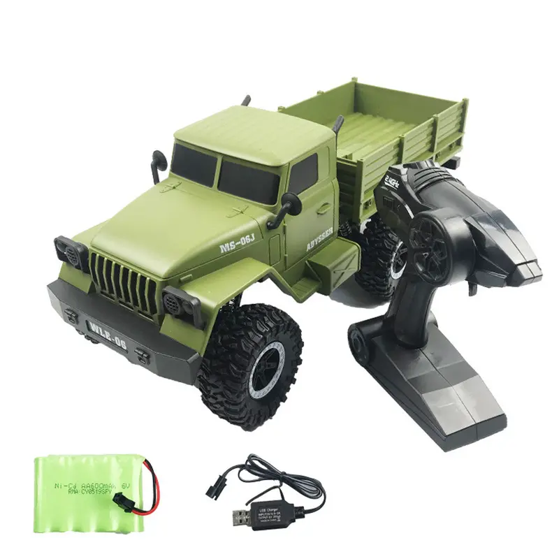 Sulong Toys Sl3342 Ural 1/10 2.4G 6Wd Rc Car Military Truck Vehicle Rtr Model 1