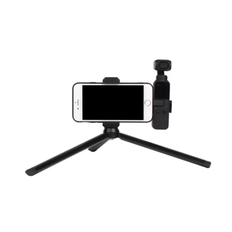 Sunnylife Phone Clip Holder Mount With Tripod Bracket For Dji Osmo Pocket Handheld Gimbal Stabilizer Accessories 2