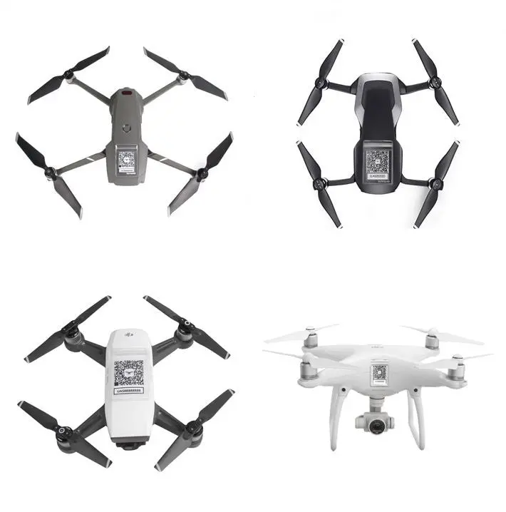 Sunnylife Qr Code Phone Number Sticker Waterproof Protective Bag For Dji Mavic 2 Phantom 4 Spark Xiaomi Yuneec Q500 H480 Drone 1