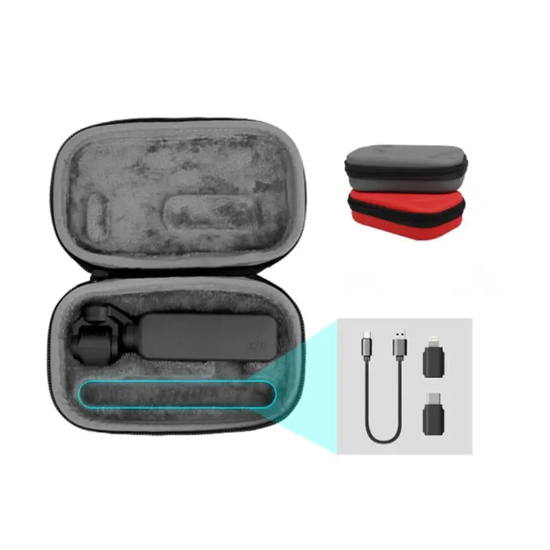 Sunnylife Waterproof Bag Storage Bag For Dji Osmo Pocket Handheld Gimbal  (Red) 1