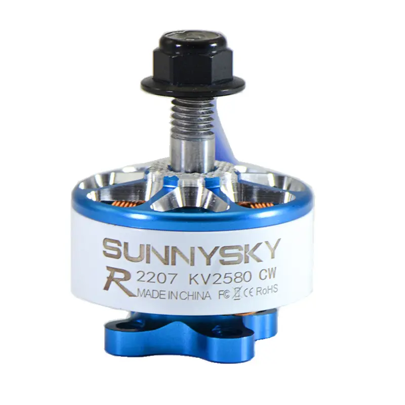 Sunnysky E-R2207 2207 1800Kv 2580Kv 3-4S Brushless Motor For Rc Drone Fpv Racing Cw Screw Thread 1