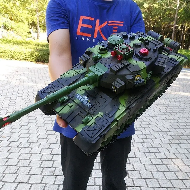 Super Remote Control Tank Charging Battle Can Launch Cross-Country Tracked Remote Control Vehicle Boys Play 1