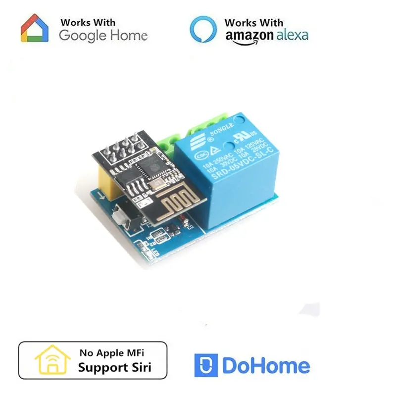 Support Siri(No Apple Mfi) Smart Switch For Wifi Plug Dohome & Technology (Ios12 Or +) Support Alexa & Google Assistant 1