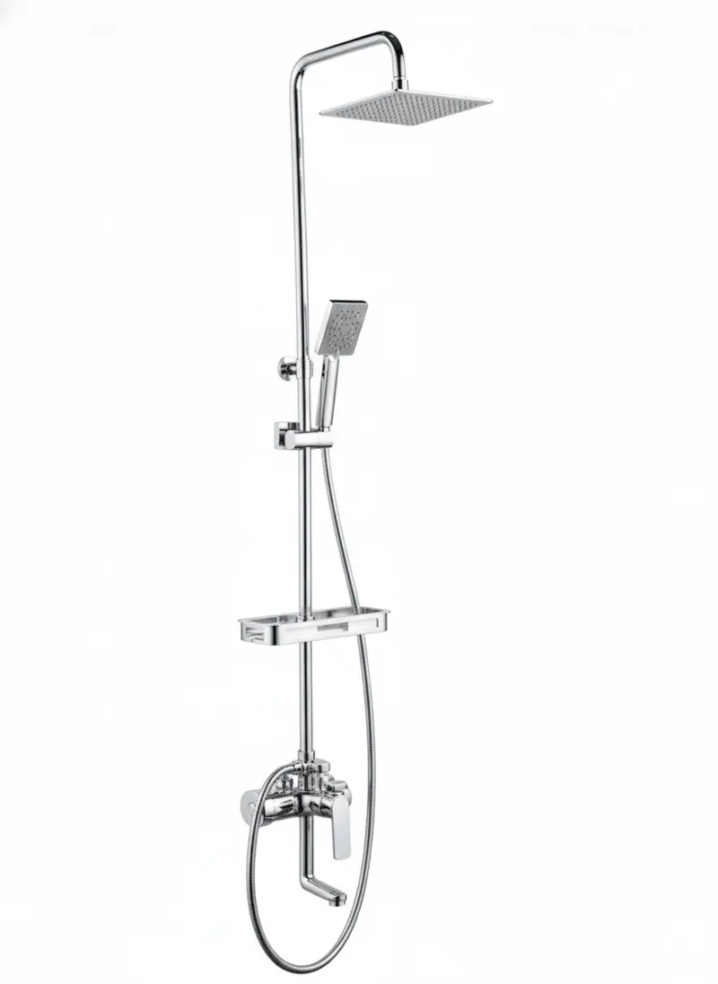 Surface Shower Faucet Set 12" Chrome 1