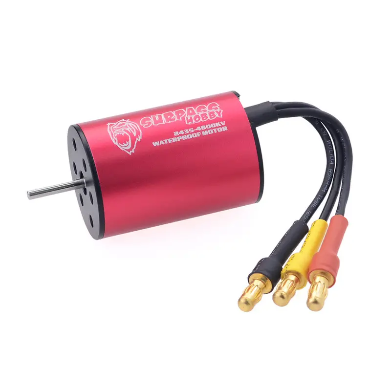 Surpass Hobby 2435 3300/4500/4800Kv 2S 1/16 1/18 Waterproof Rc Car Motor 1