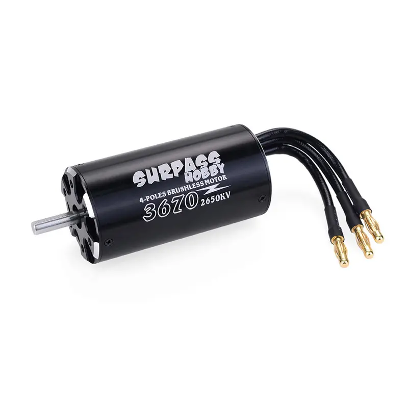 Surpass Hobby 3670 2650Kv 4 Poles Internal  Sensorless Brushless Motor For Rc Car Boat Model 1