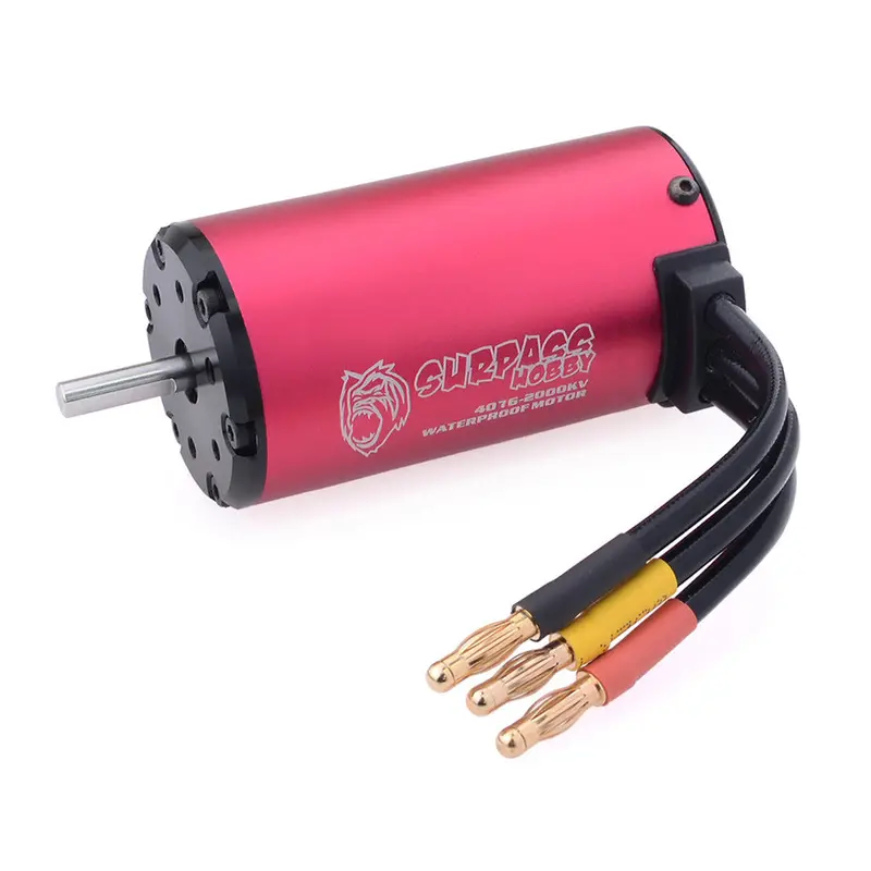 Surpass Hobby 4076 Kk Series 2-4S Brushless Waterproof Motor 1350/1550/1700/2000/2250Kv For 1/8 Rc Car 1