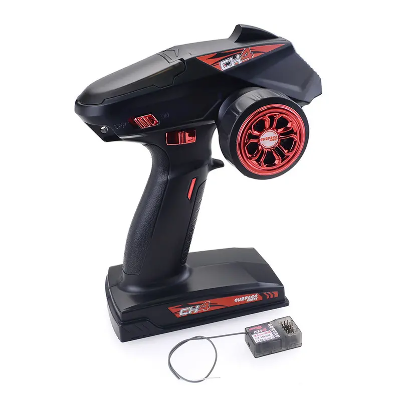 Surpass Hobby Ch4 2.4G 4Ch Super Response Transmitter Remote Control With Receiver For Rc Car Boat Tank 1