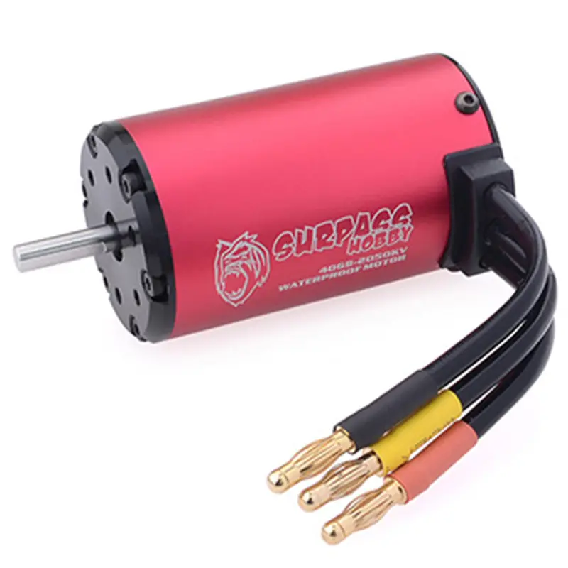 Surpass Hobby Kk Waterproof 4068 5.0Mm Brushless Motor 1700Kv 1900Kv 2050Kv 2650Kv For Rc 1/8 Drift Racing Off-Road Climbing Car 1