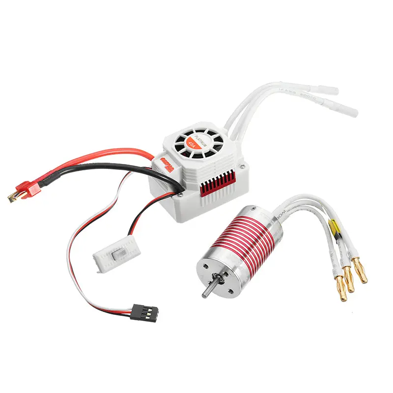 Surpass Hobby Platinum Waterproof 2845 4370 3930Kv Brushless Motor With 45A Esc Set Rc Car Parts 1