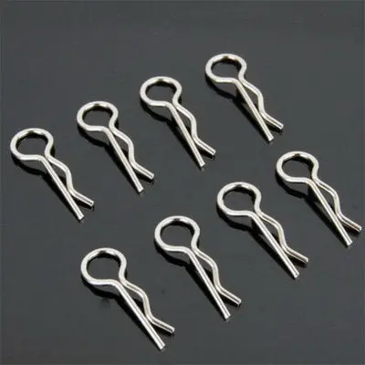 Surprise Price 8Pcs 1/10 1/16 Stainless Steel Body Clips Pins For Hpi Himoto Hsp Rc Car Racing Shell Wind Tail Parts 1