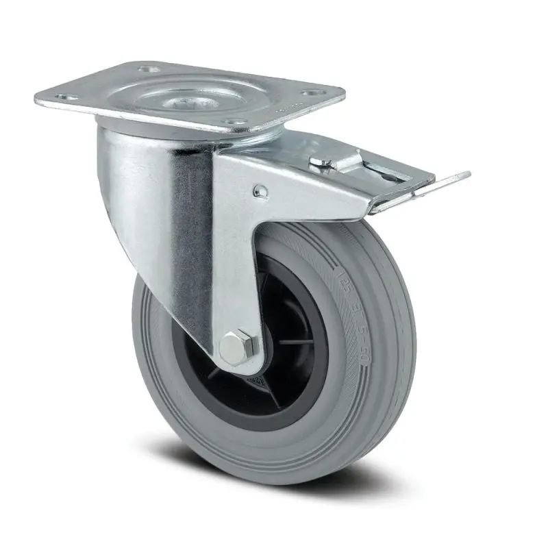 Swivel Caster With Total Lock 200 Mm 1