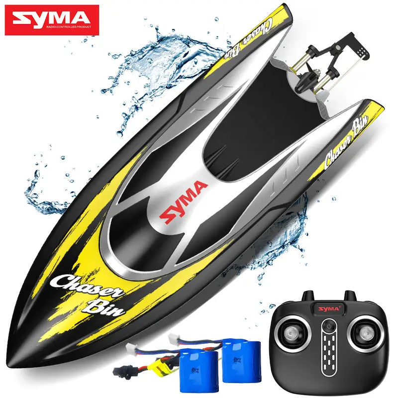 Syma Q7 Racing Rc Boat 4 Channels Waterproof Rc Ship Capsize Recovery Funny Toys 2.4Ghz Remote Speedboat Rc For Kids Grownup 1