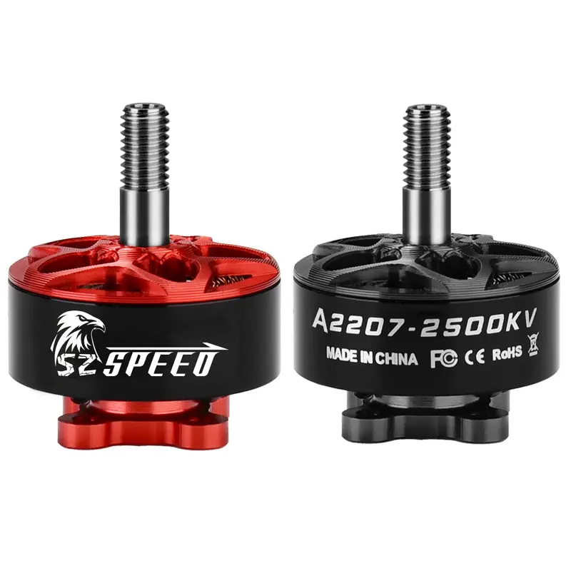 Sz-Speed 2207 1900Kv 6S / 2500Kv 4S Brushless Motor Cw Thread For Rc Drone Fpv Racing 1