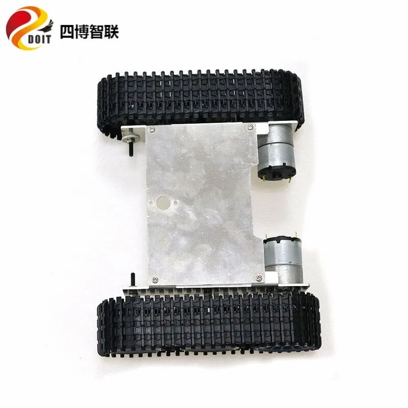Szdoit Metal Tracked Tank Chassis Kit Smart Shock Absorbing Avoidance Crawler Rc Robot Frame 12V Dc Motor Diy For Arduino Toy 2