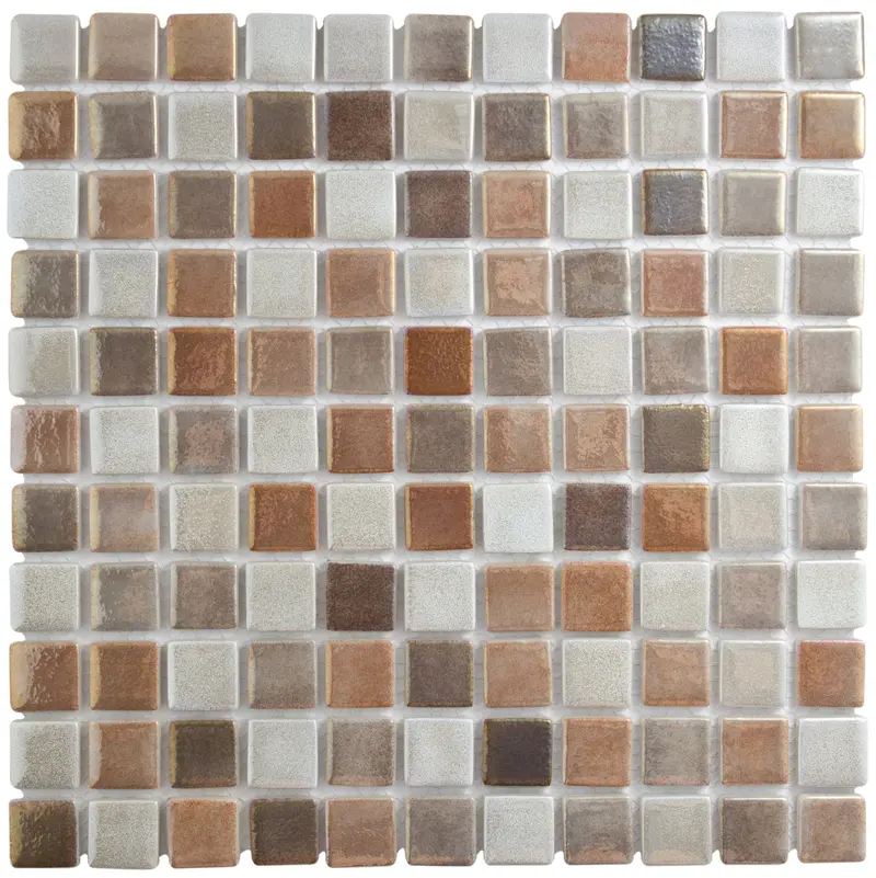 T1007 Eco Iris Glass Mosaic Tile 12"X12" 1