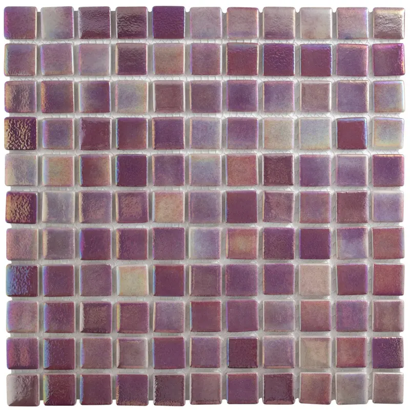 T1013 Eco Iris Mosaic Glass Tile 12"X12" 1