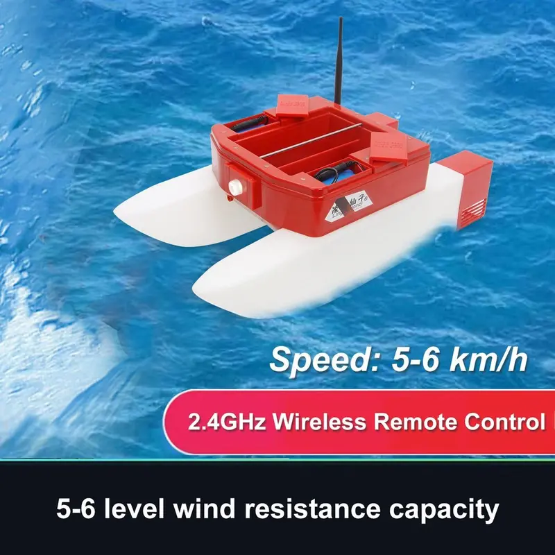 T168 Rc Boat Intelligent Wireless Electric Fishing Bait Remote Control High Speed Boat Dual Warehouse Boat Toy Gifts For Kids 1