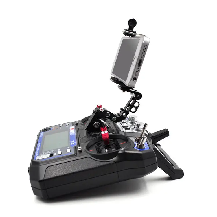Tablet Cell Phone Transmitter Support Holder Mount Bracket For Flysky Fs-I6 1