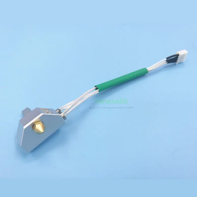 Taier Afinia Up! Nozzle Heater Assembly Hotend Kit Assembly Nozzle+ Thermistor+ Heater Cartridge+ Heater Block Good Quality 1