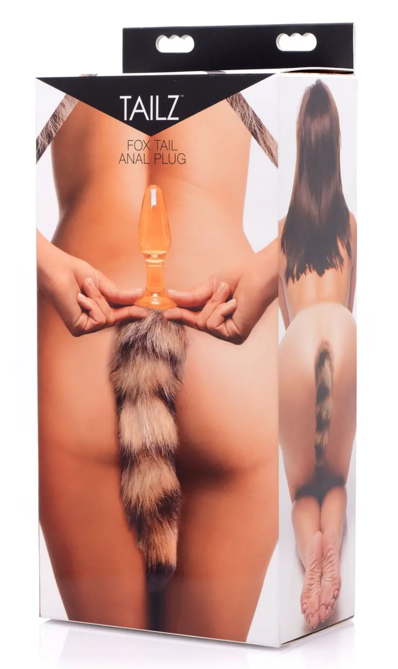 Tailz Fox Tail Glass Anal Plug. 1