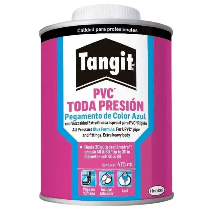 Tangit All Pressure Pvc Glue Blue 475Ml 1