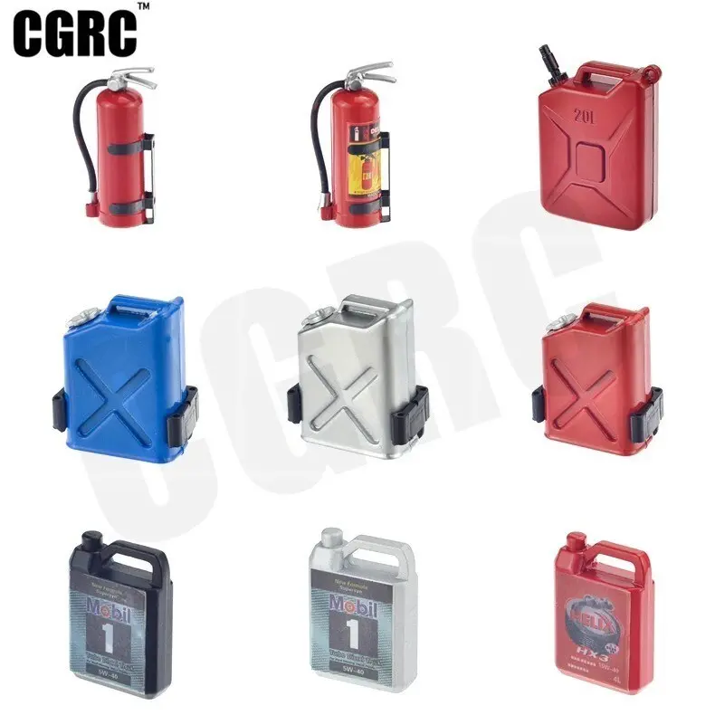 Tank Motor Oil Box Fire Extinguisher For 1/10 Rc Crawler Car Trx4 Rc4wd D90 Axial Scx10 Wraith Cc01 Tamiya Vs4 Rc Decoration 1