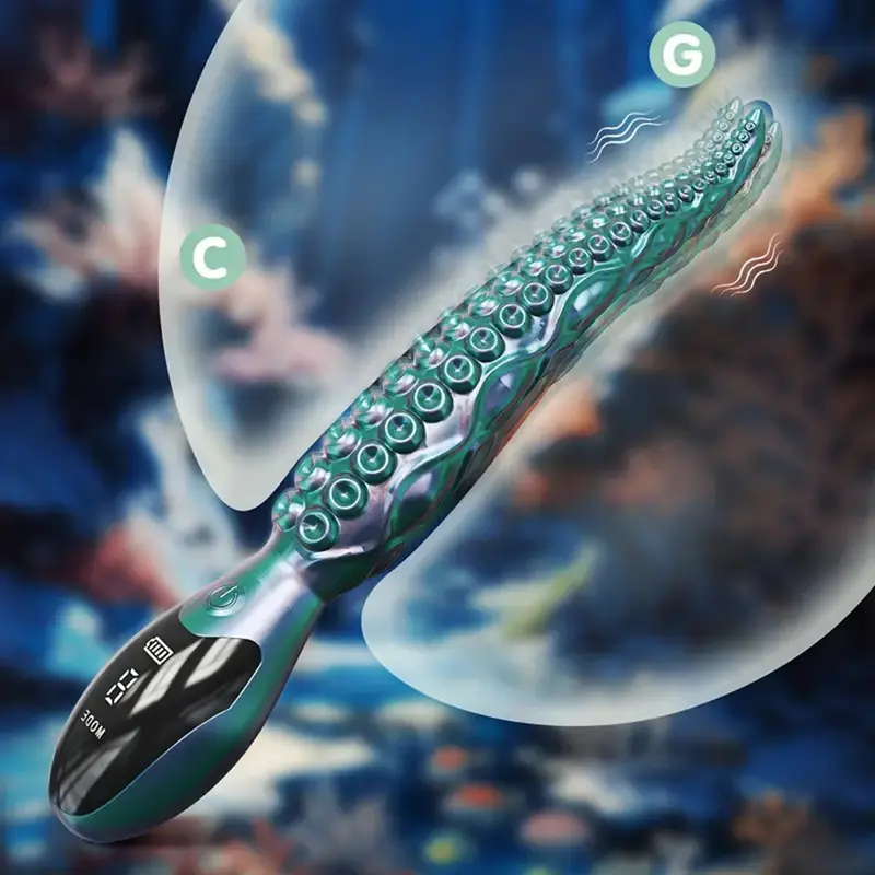 Tantilizing Tentacle Wand Vibrator. 1