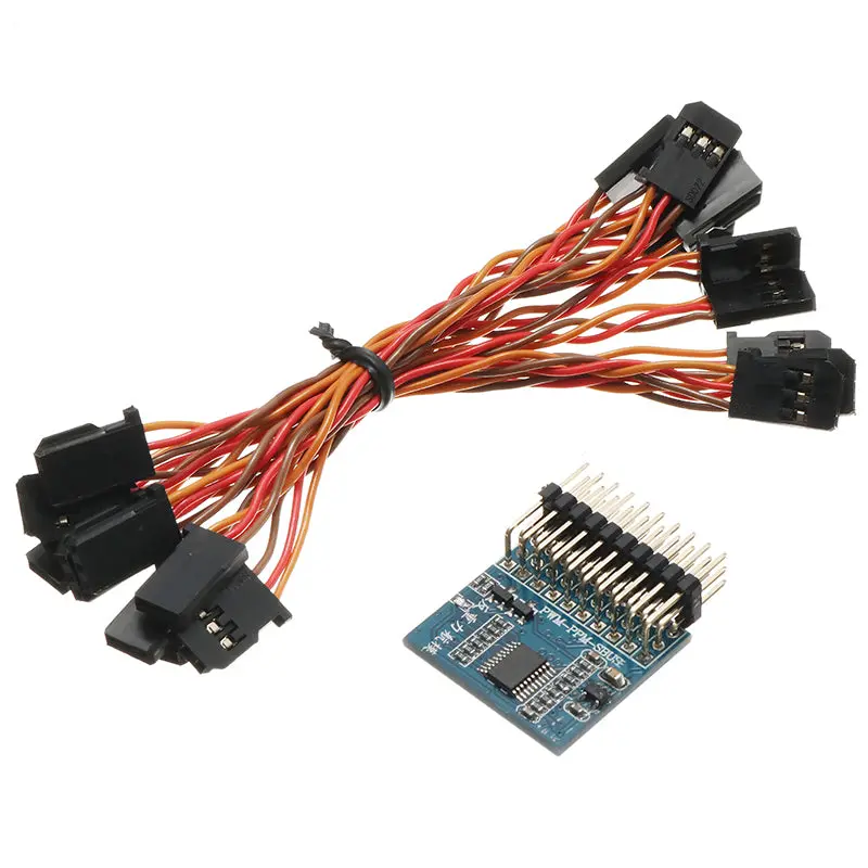 Tarot 8 Channel Signal Conversion Module Pwm/Ppm/Sbus/Dbus/S-Bus/D-Bus/Pixhawk For Multicopter Drone 1