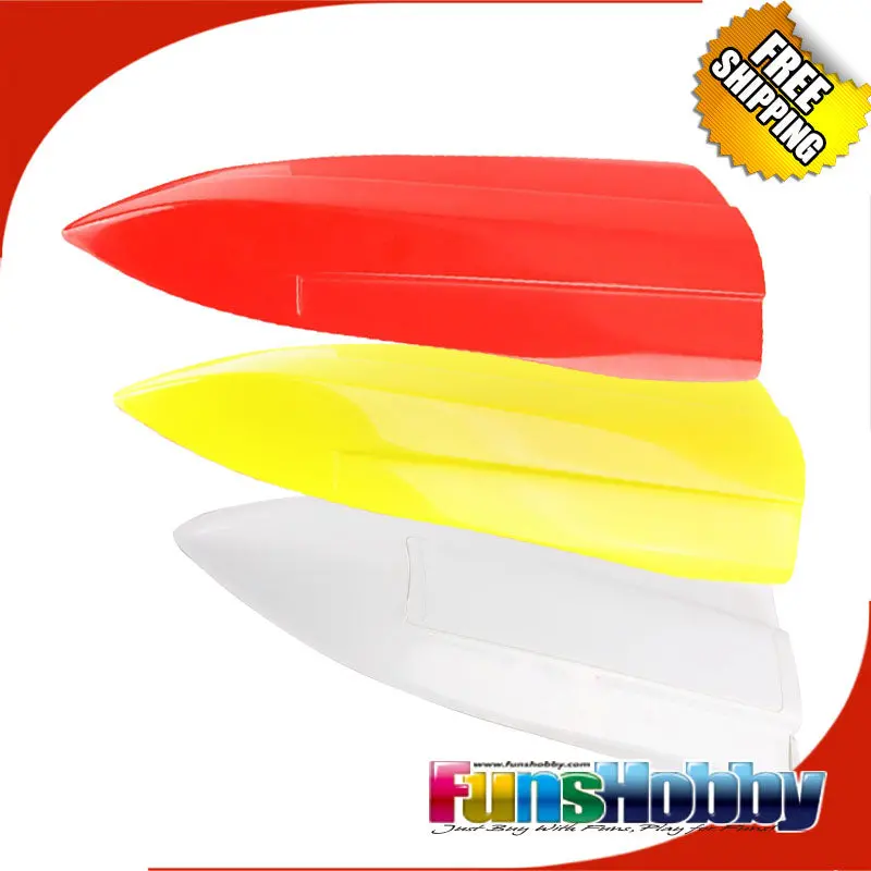 Tenshock Mini Eco Peter Pan Swordsman Glass Fiber Boat Hull White/Yellow/Red 1