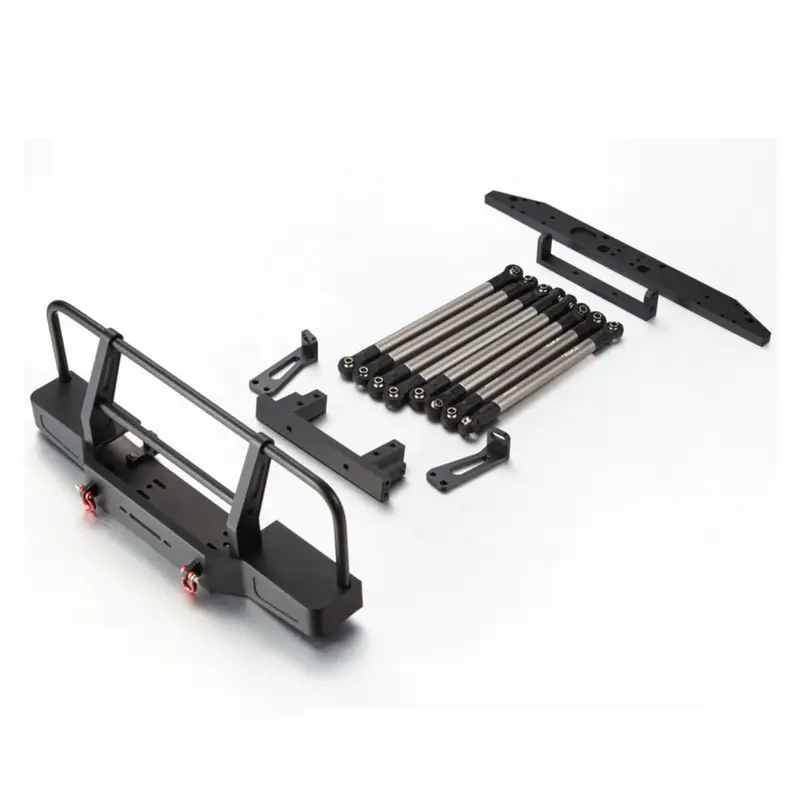Tfl Cnc Aluminum Scx10 280Mm Wheelbase Link W/ Mount Body Conversion Kit For D90 Rc Car Parts 1