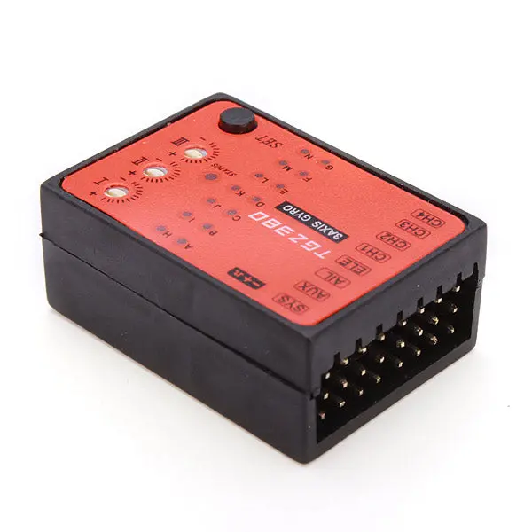 Tgz380 3 Axis Gyro Flybarless System For Align T-Rex Rc Helicopter 1