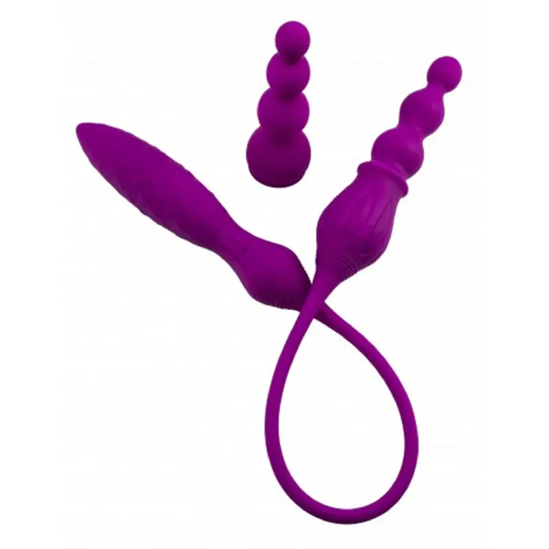 The Adrien Lastic 2X Rechargeable Double Ended Vibrator. 1