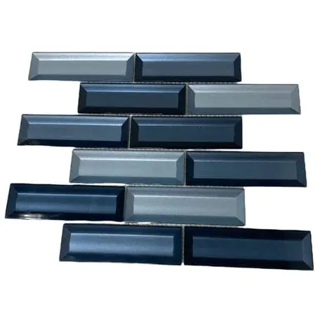 Tile: Mosaic Glass Azzuro 12"X12" (11Pcs/Box) 1