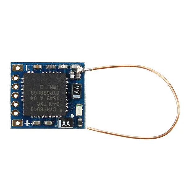 Tiny 2.4G 6Ch Receiver Compatible With Dsm2 Ppm Signal Output For Eachine Qx80 Qx90 Qx95 2