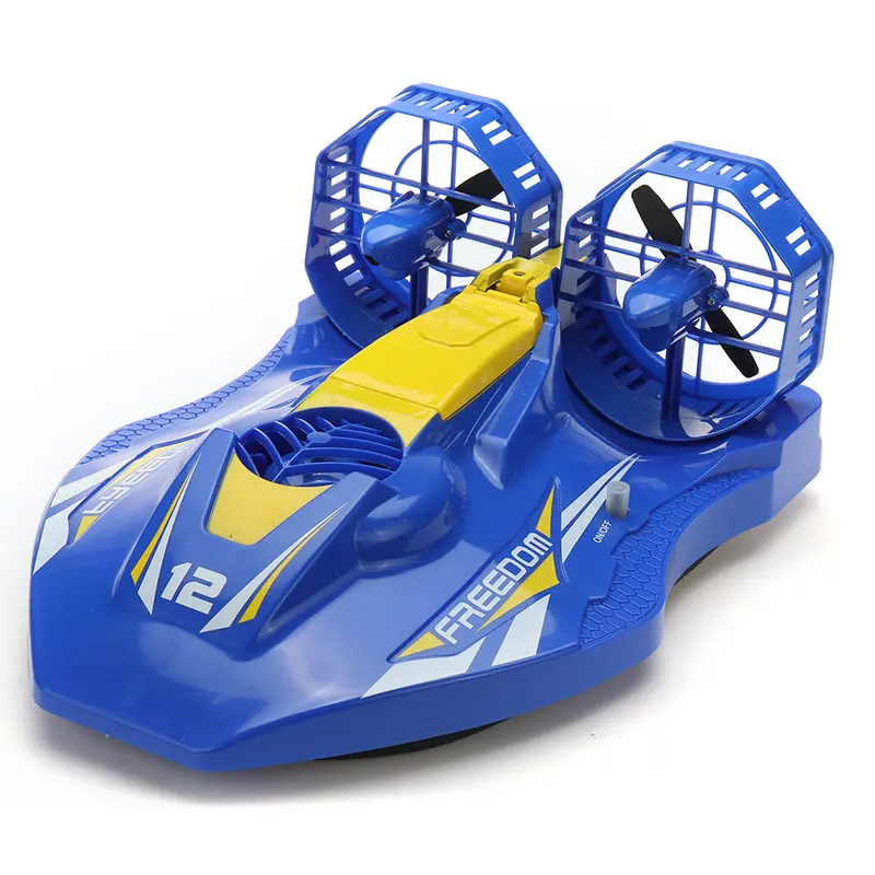 Tkkj A1 2.4G 4Ch Rc Twin-Propeller Hovercraft Ep Amphibious Boat With Double Motors Rtr Model 1