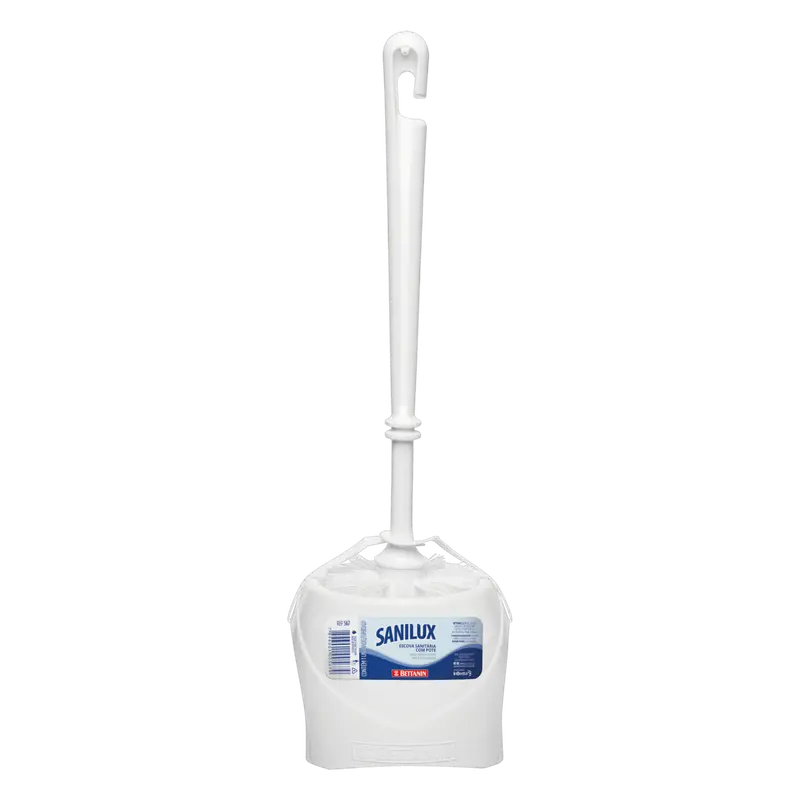 Toilet Brush With Holder (White) 1