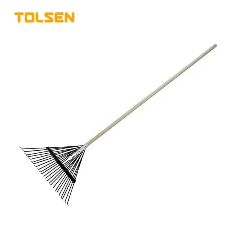 Tolsen Flexible Metal Lawn Rake #57555 1