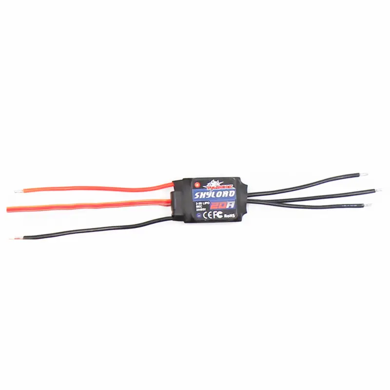 Tomcat Skylord 20A Brushless Esc With 2-3S Lipo Bec 2A@5V For Rc Airplane Spare Part 1