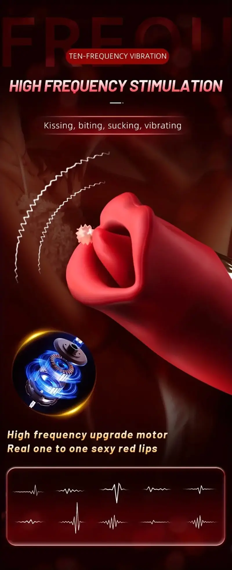 Tongue Teaser Clitoral Vibrator. 1