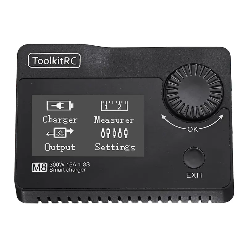 Toolkitrc M8 Dc 300W 15A Battery Balance Charger Discharger For 2-8S Lipo Battery 1