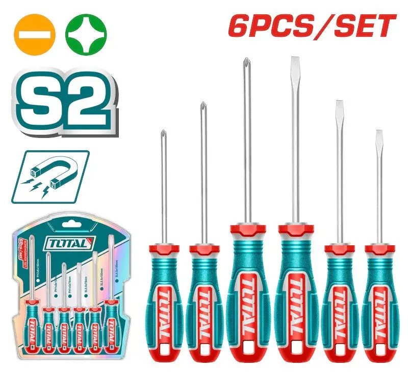 Total 6Pcs Screwdriver Set Tksds0626 1
