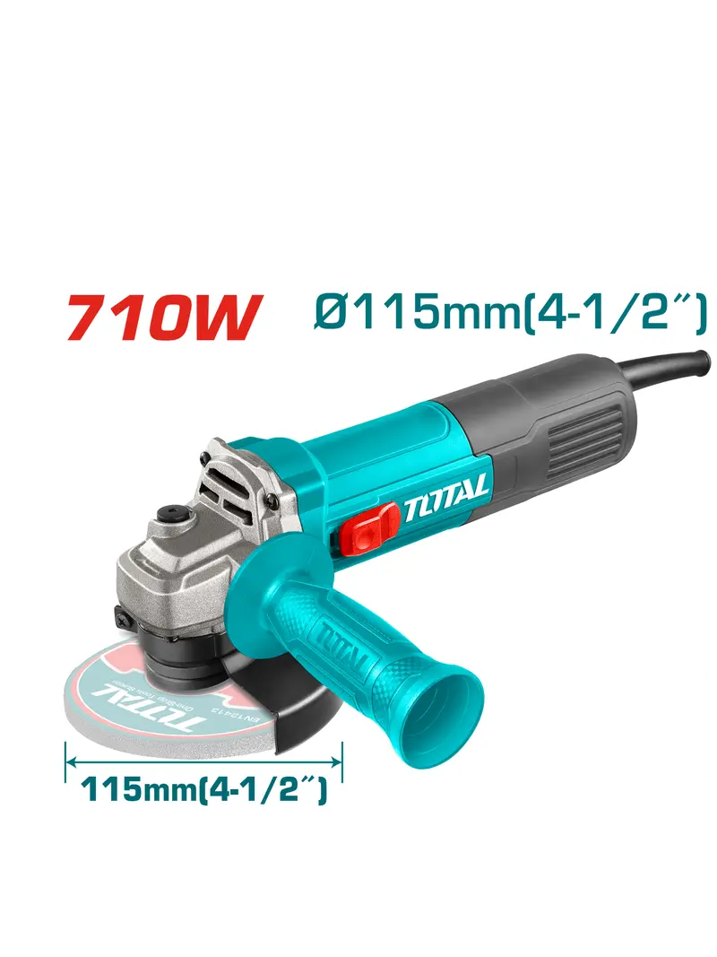 Total 710W Angle Grinder -Utg10711576 1
