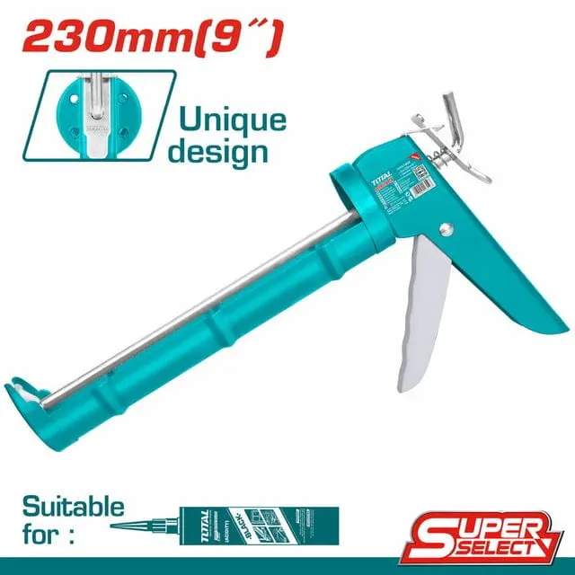 Total 9" Caulking Gun - Tht21809 1