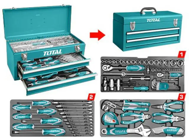 Total 97 Pcs Tool  Chest Set -Hptcs70971 1
