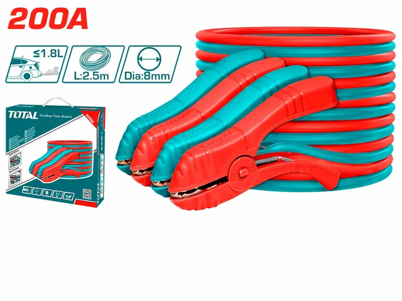 Total Booster Cable 200Amp - Pbca12001 1