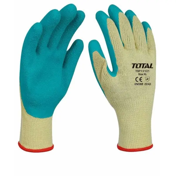 Total Coated Latex Gloves - Tsp13103 1