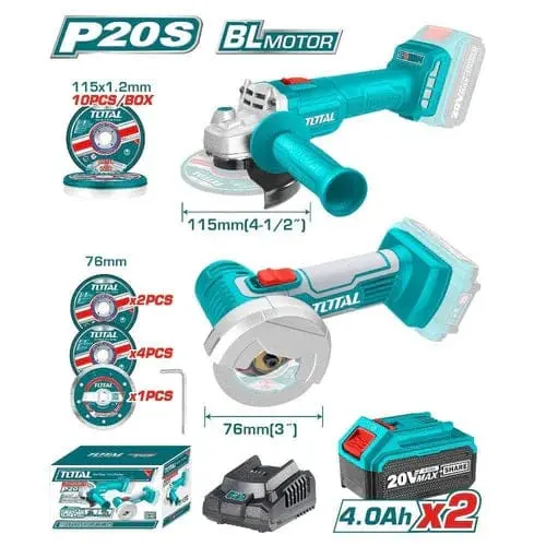 Total Compact Angle Grinder And Compact Mini Circular Saw Utosli2211415 1