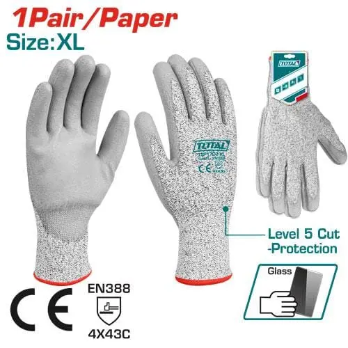 Total Cut-Resistance Gloves Tsp1702-Xl 1