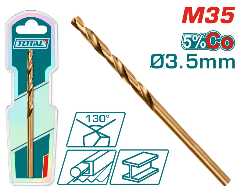 Total Drill Bit 3/32 Hss -Co M35 1